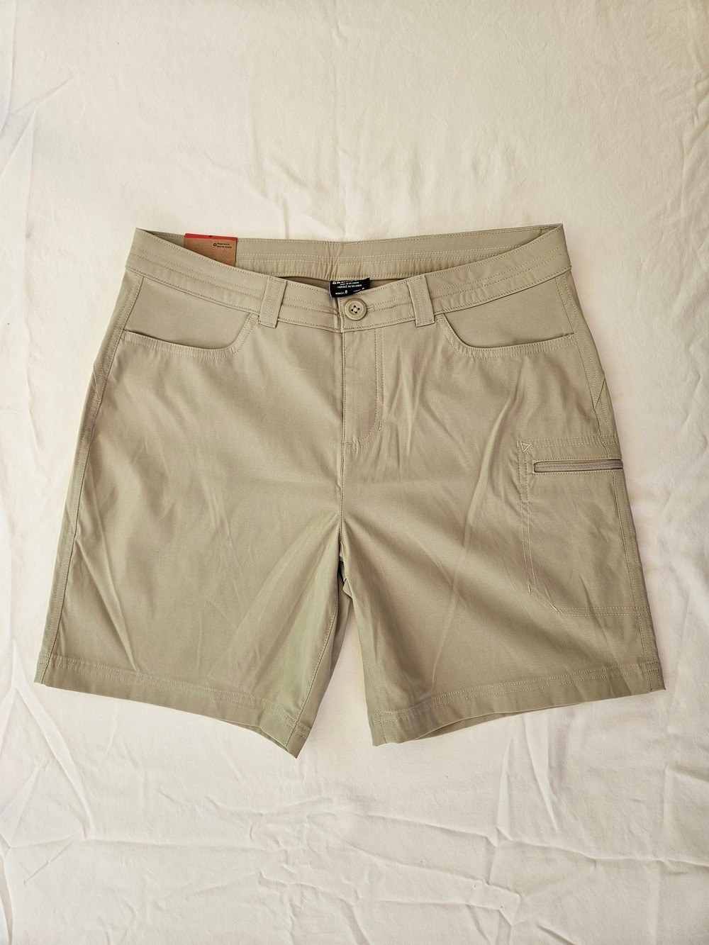 Eddie Bauer Beige Women's Tech Shorts Size 8 NWT